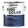 Rust-Oleum Interior Paint, Eggshell, Water Base, Smoked Navy, 1 gal 380226